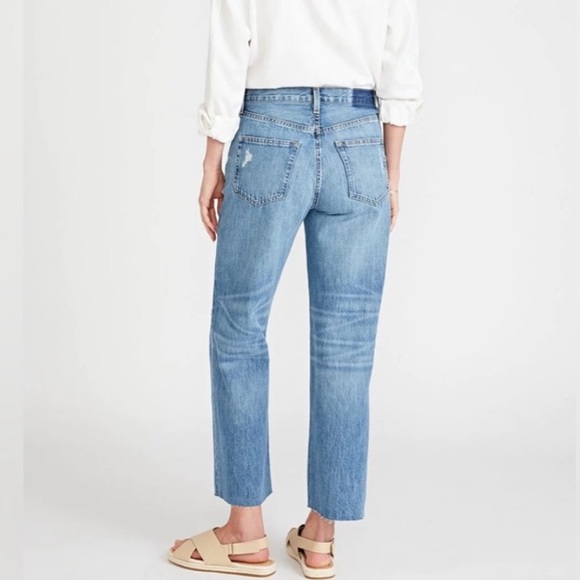 Ética Distressed Blue Jeans - Tyler Vintage Straight cut - Picture 13 of 15